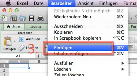 Segel Logbuch in Excel einfügen